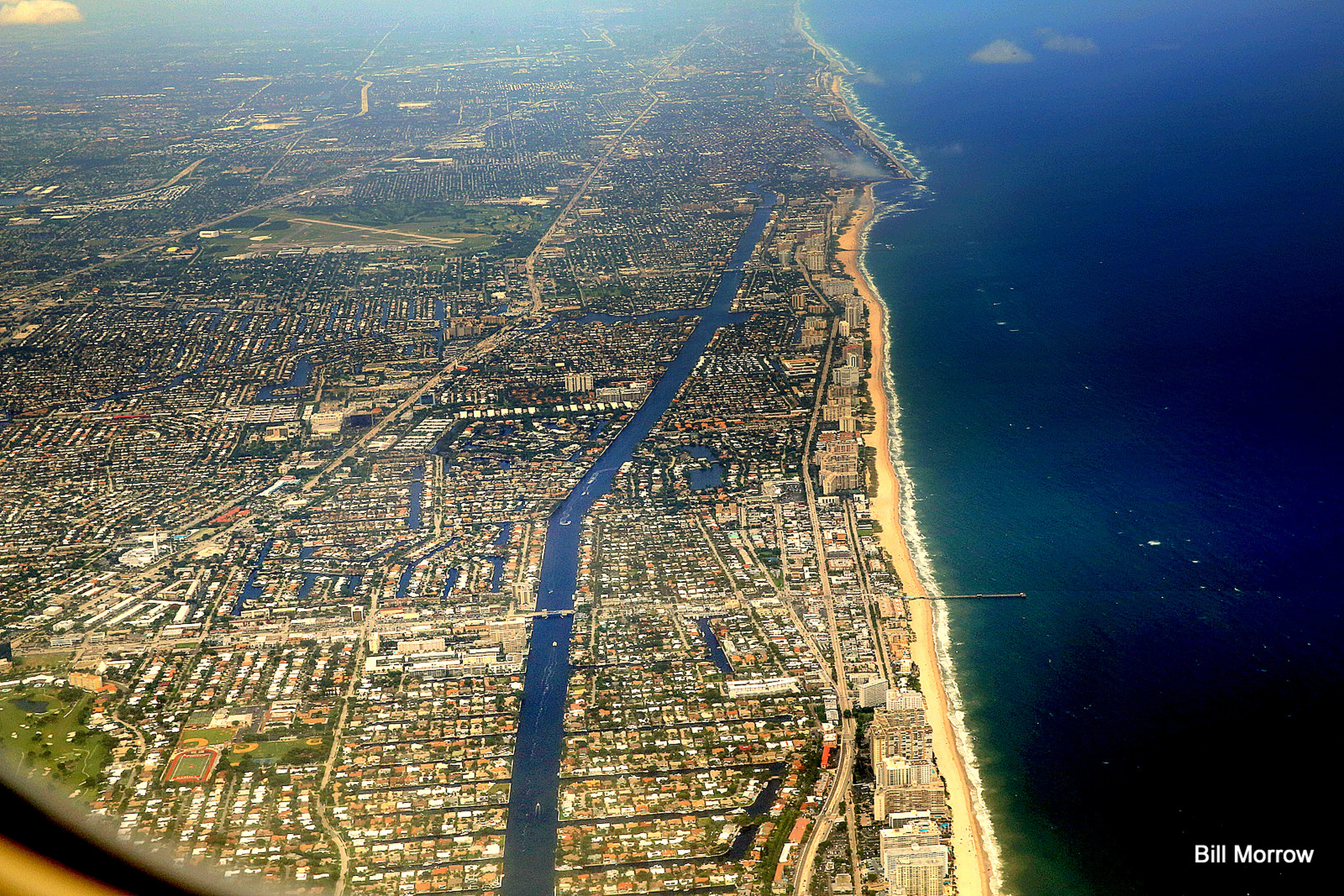 Pompano Beach, Atlantic coastline and Intracoastal