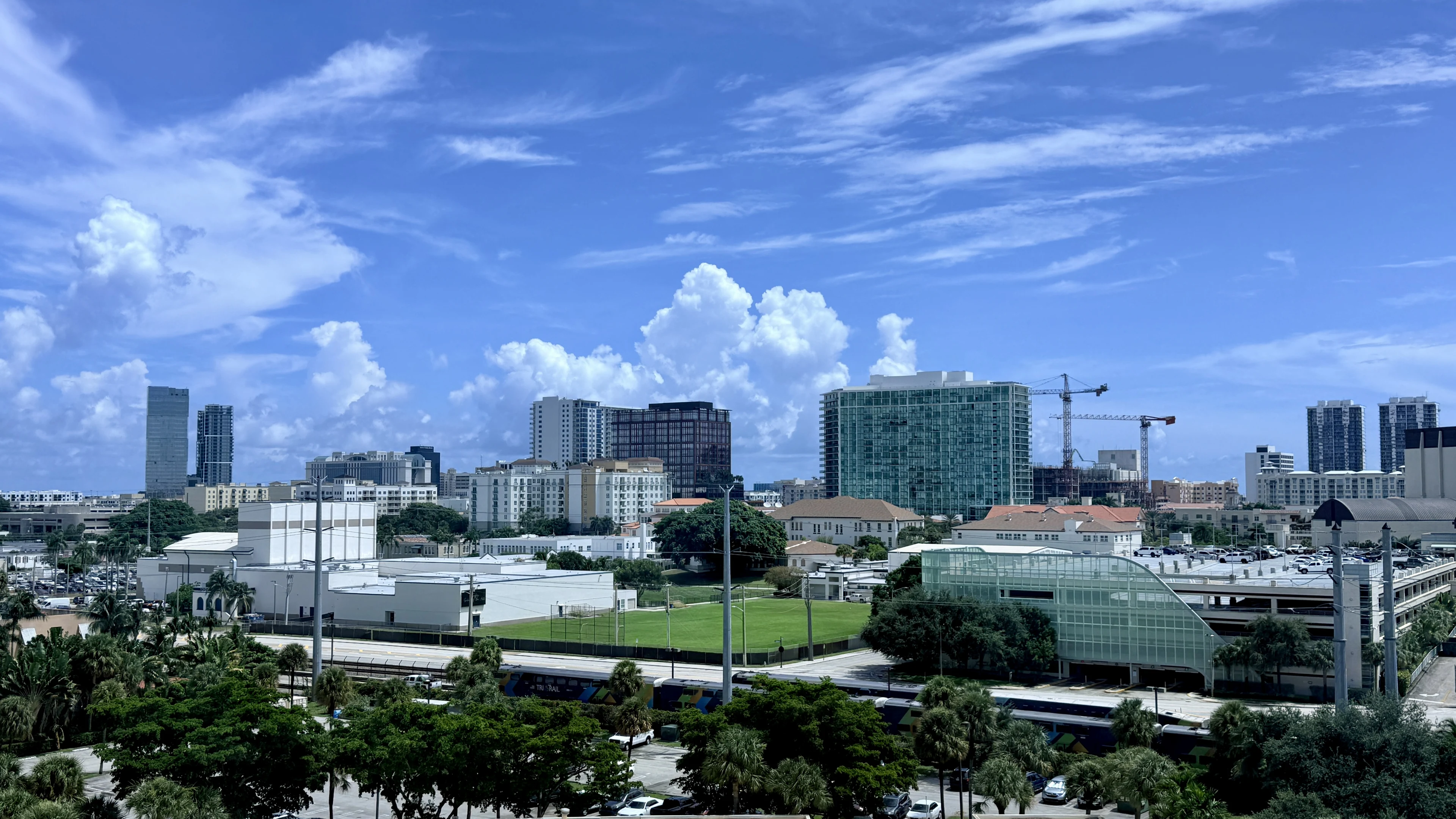 The West Palm Beach skyline, A view across the city