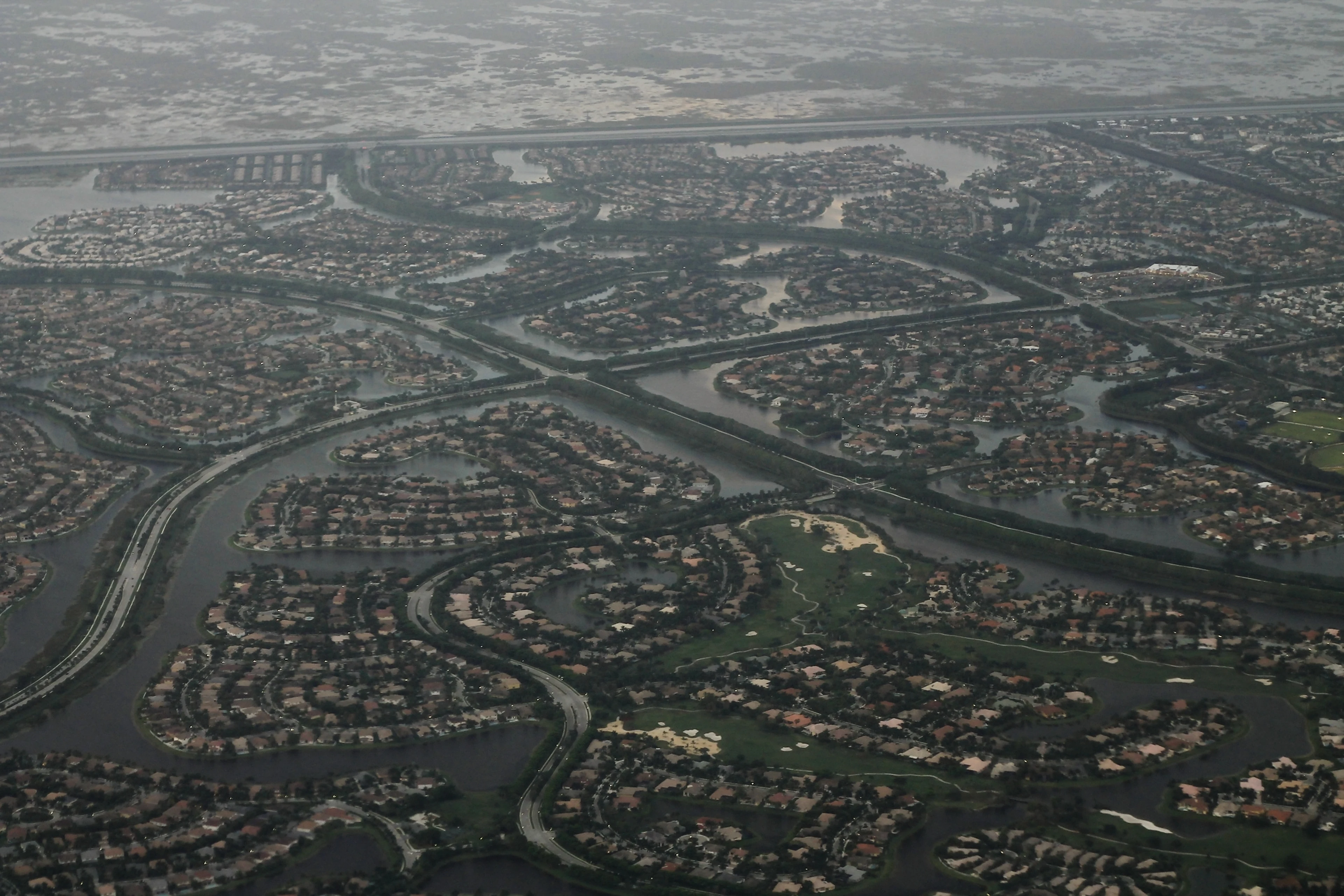 Weston, Neighborhoods and waterways