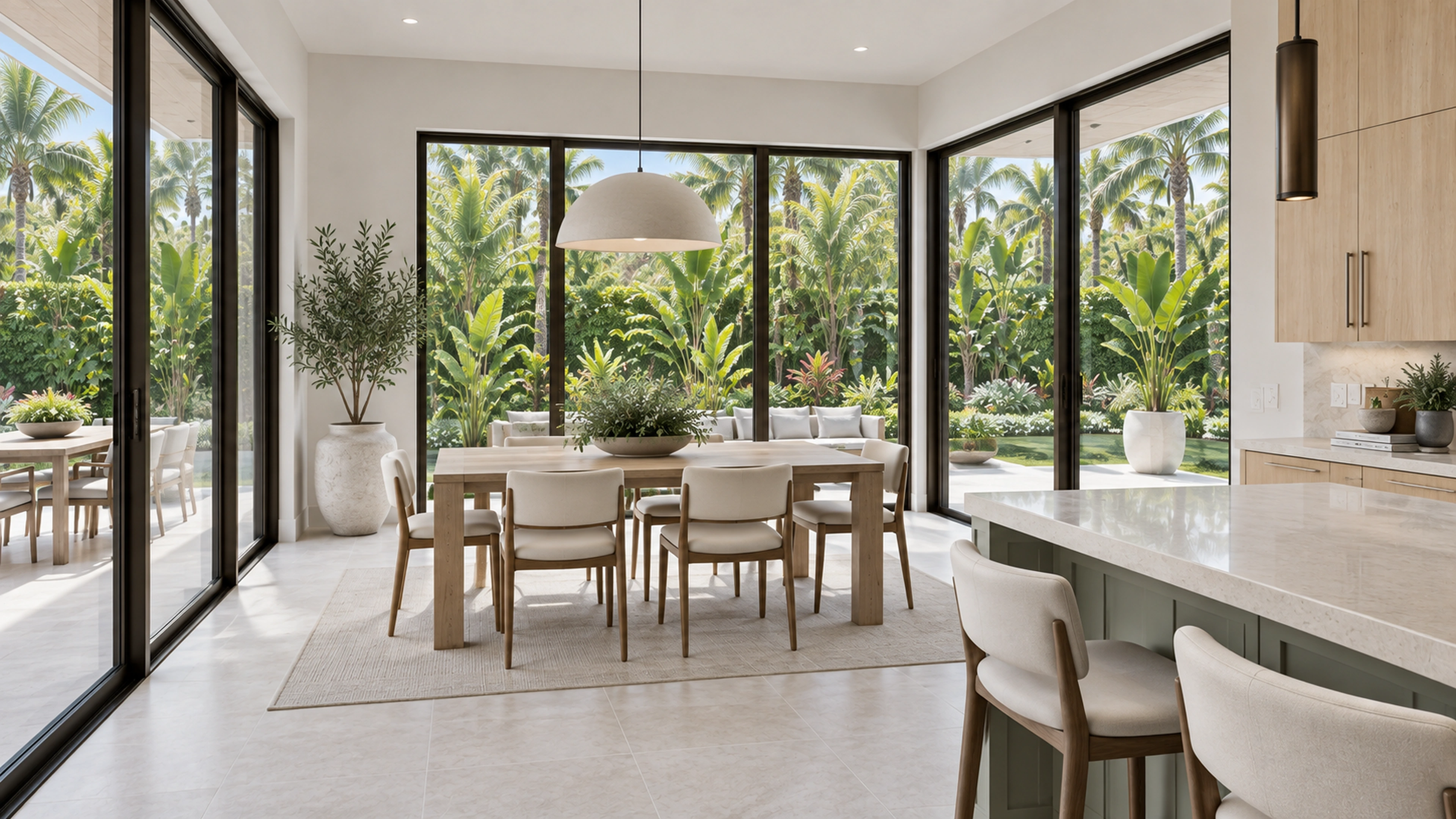 Garden Kitchen — a place to gather; design-concept visualization.