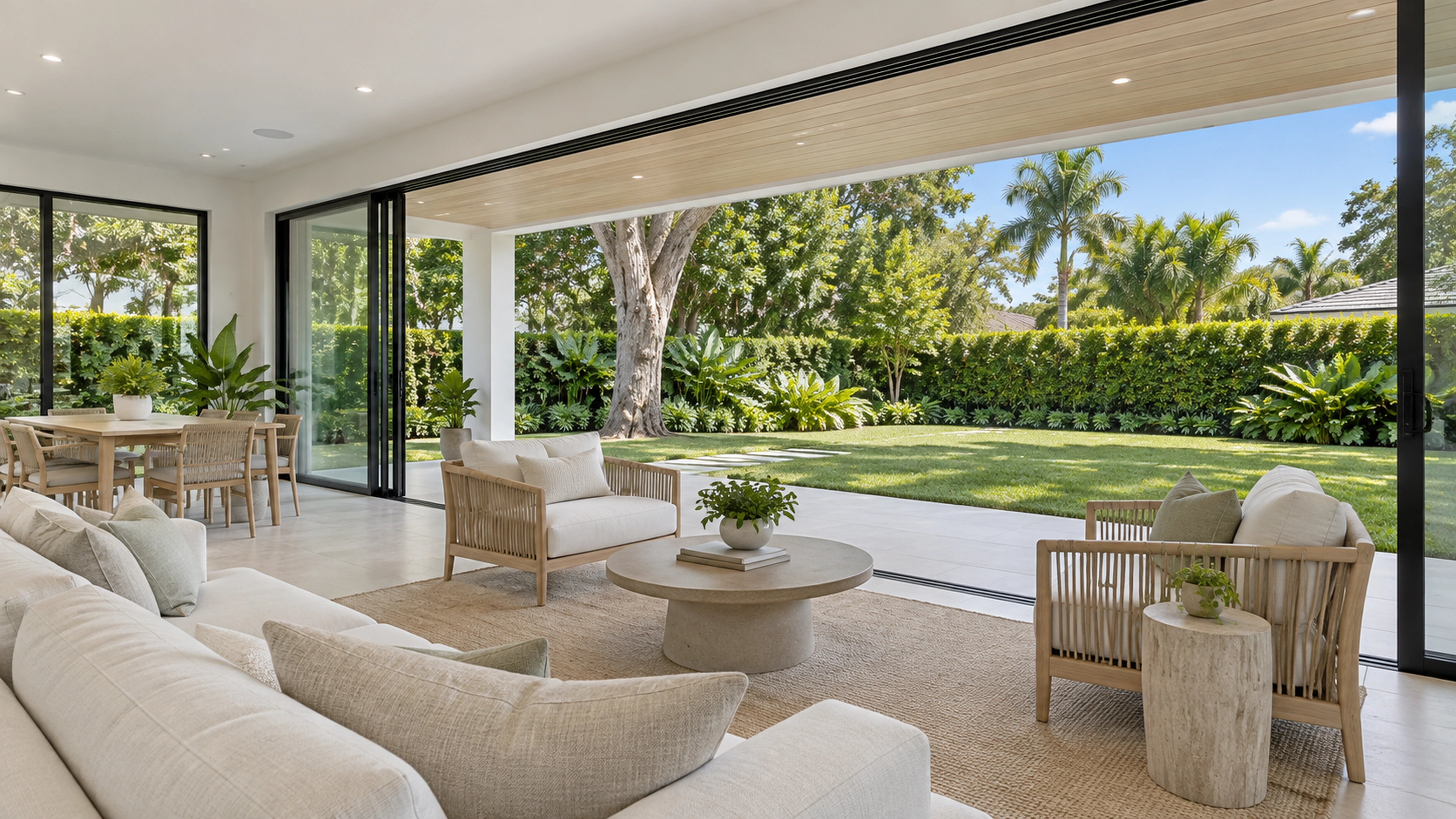 Garden Room Addition — inside the new living space; design-concept visualization.