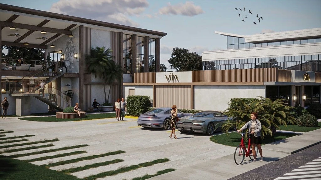 Additional view of the Lantana Wellness Center project.