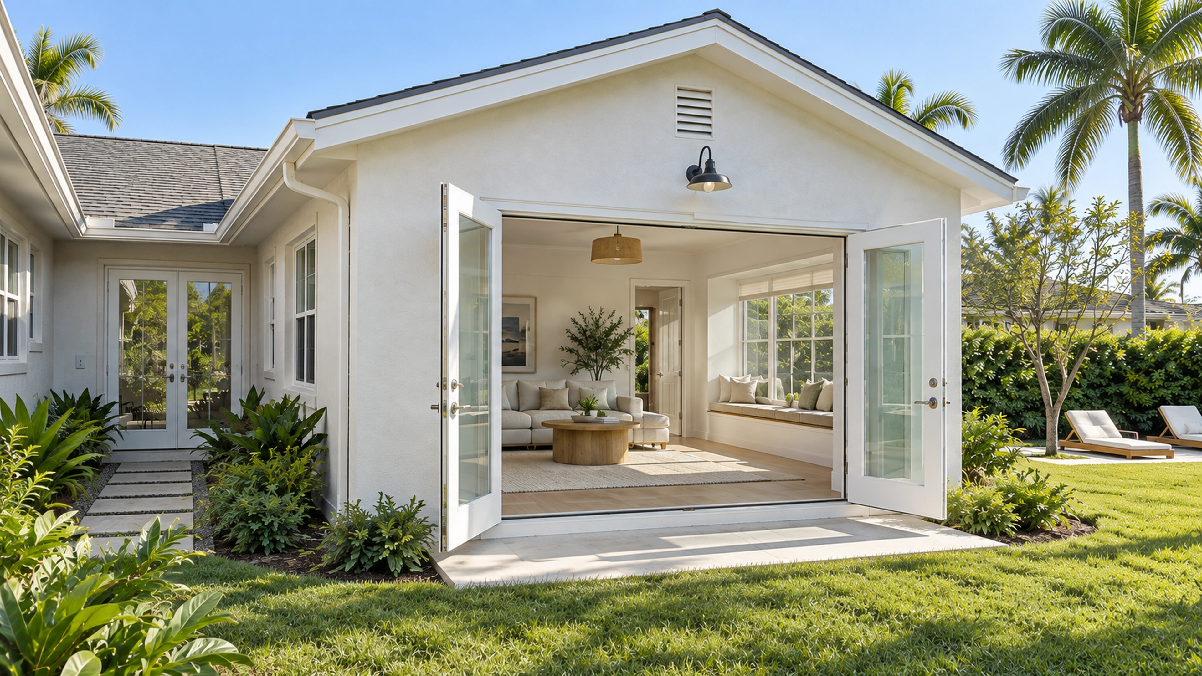Room to Grow — the connection to the garden; design-concept visualization.