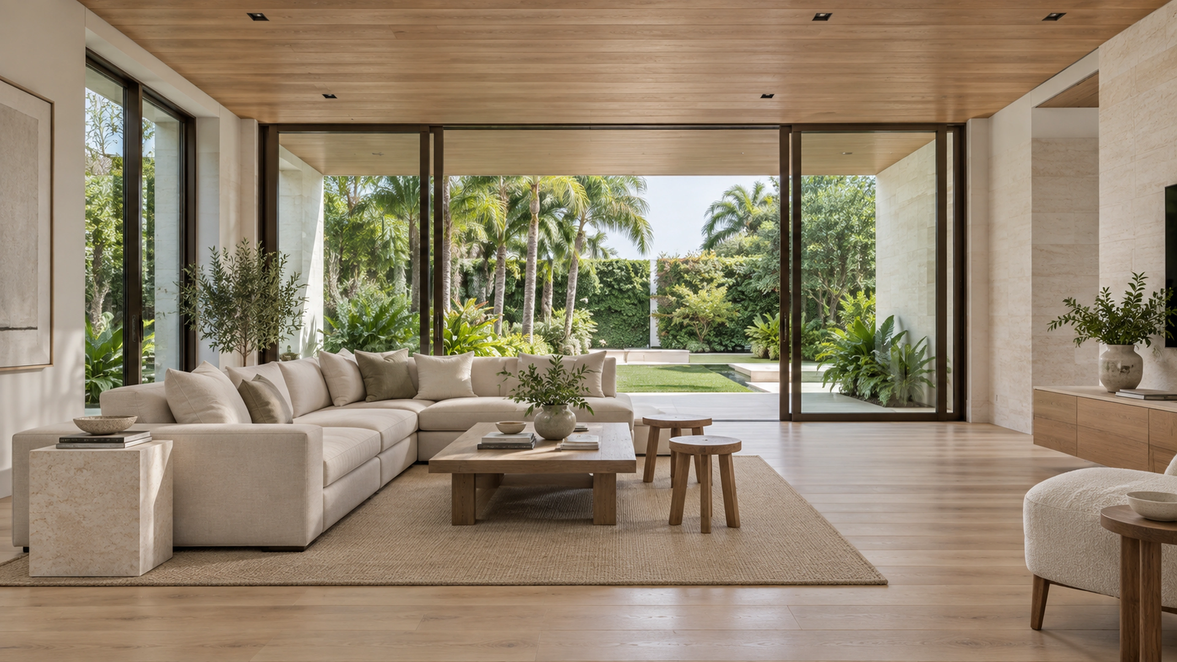 The Light-Filled Addition — inside the new living space; design-concept visualization.