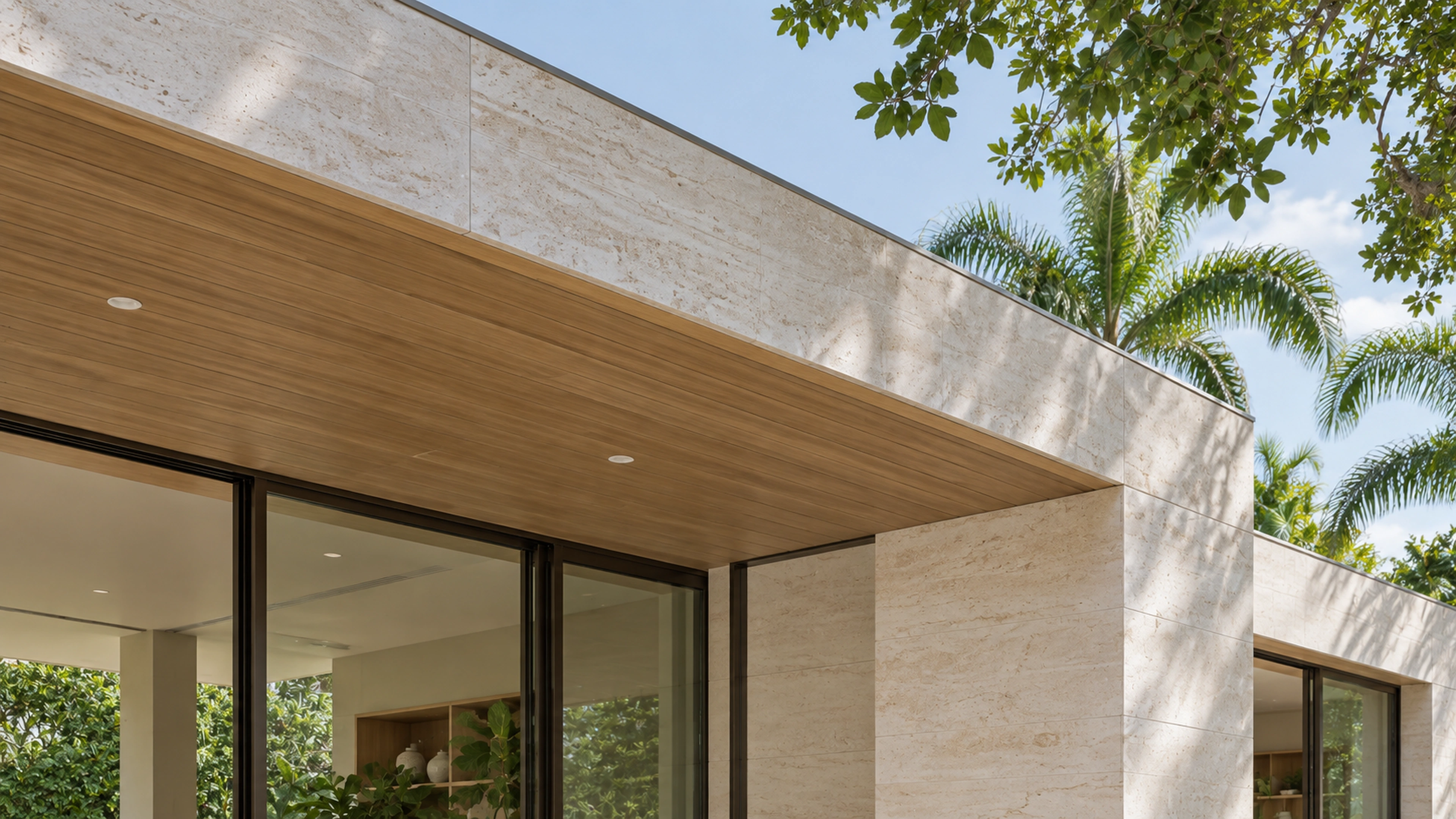 The Light-Filled Addition — the roof meets the wall; design-concept visualization.